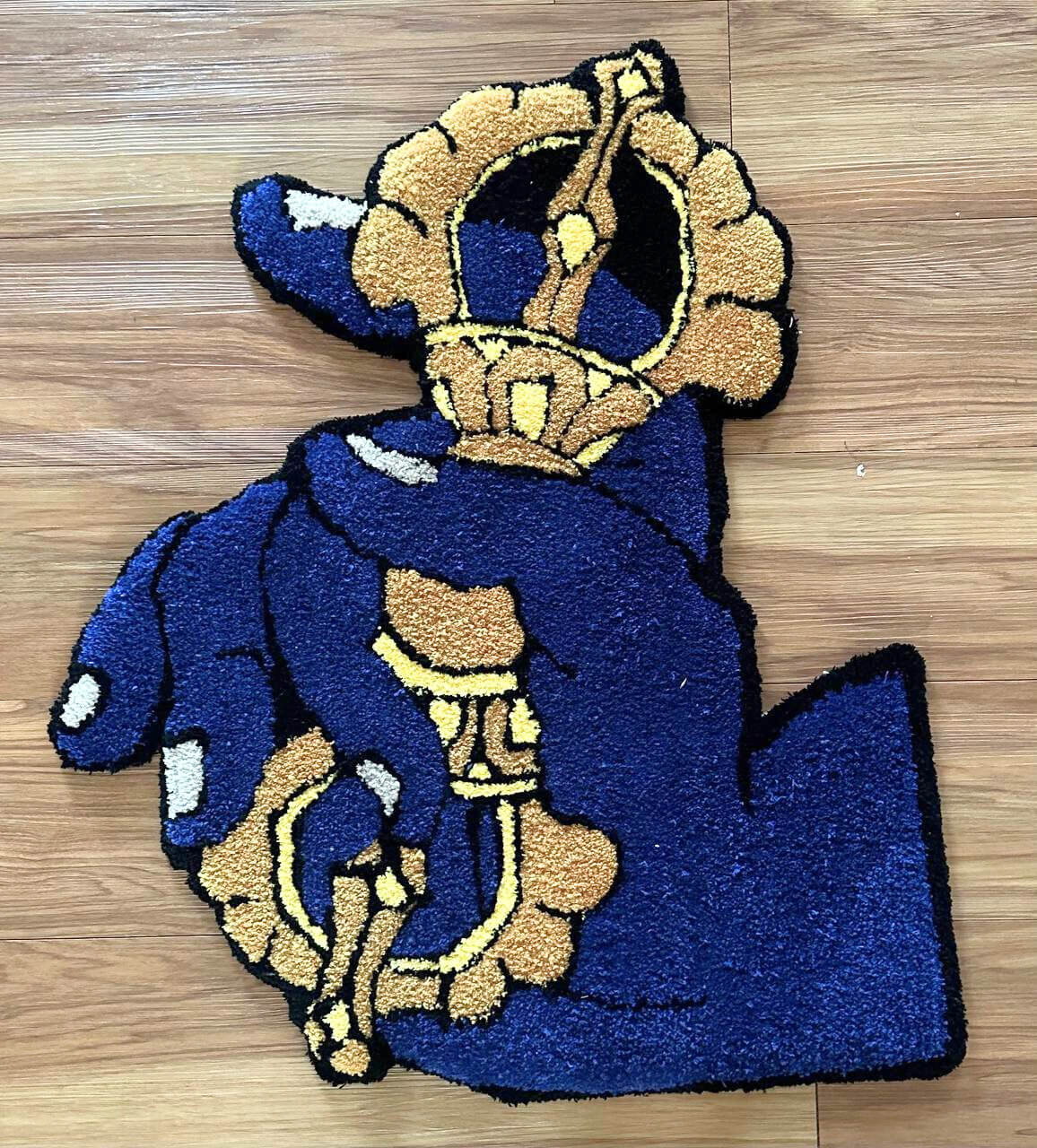 Tufted Tibetan Meditation Rug - Vajra Hand