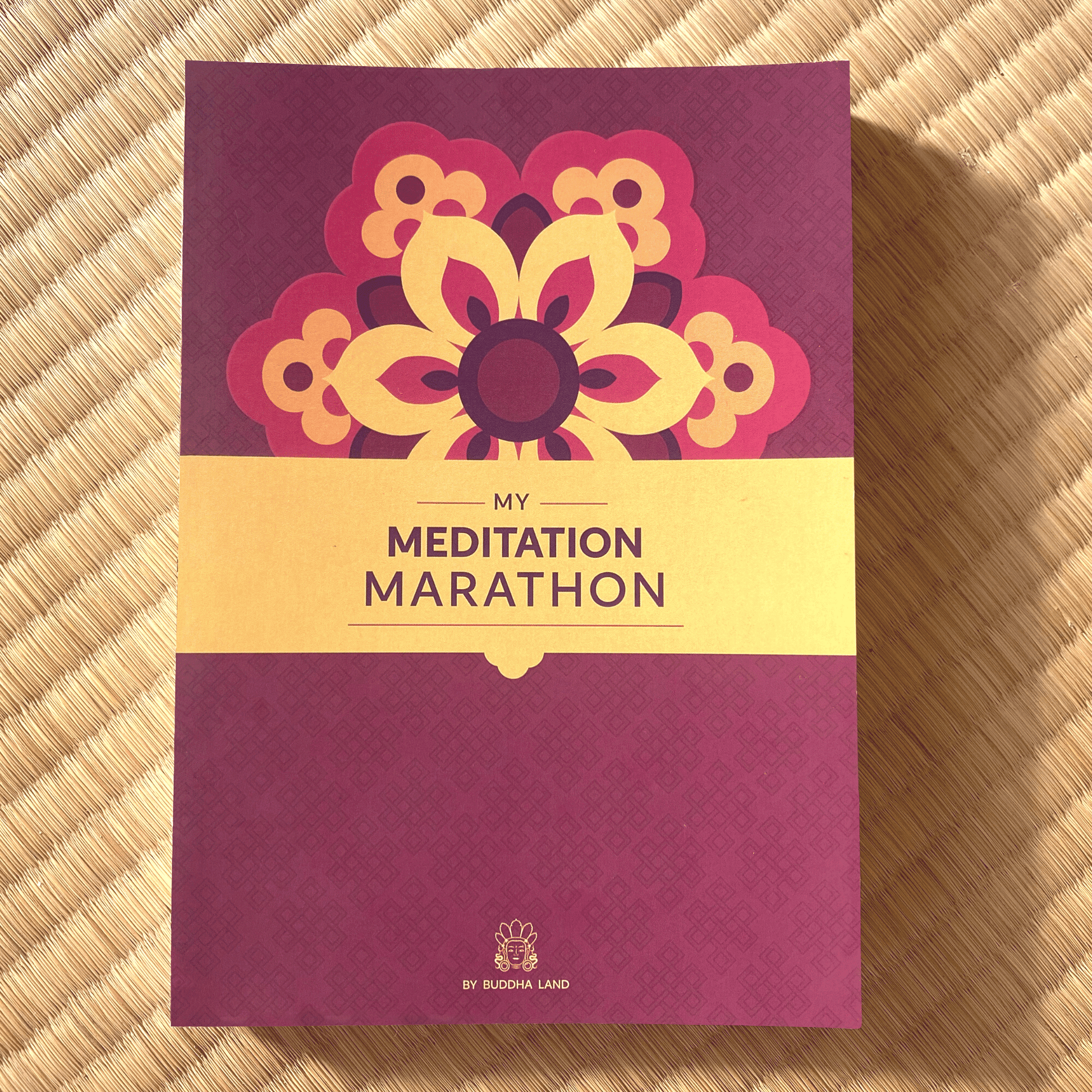 My Meditation Marathon Mindfulness Journal Cover.